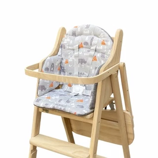 實木餐椅坐墊升級款加厚寶寶兒童餐桌椅墊嬰兒高腳椅墊吃飯椅靠墊