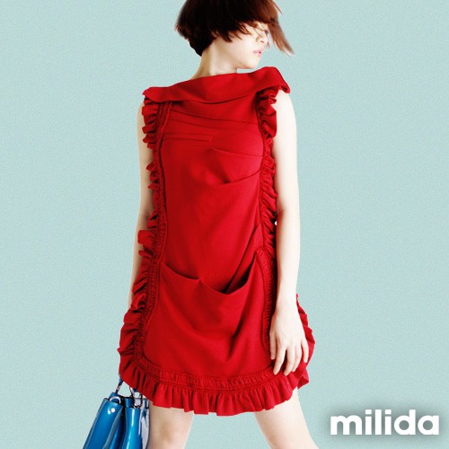 milida 無袖花邊造型洋裝 MR09A006 | 蝦皮購物