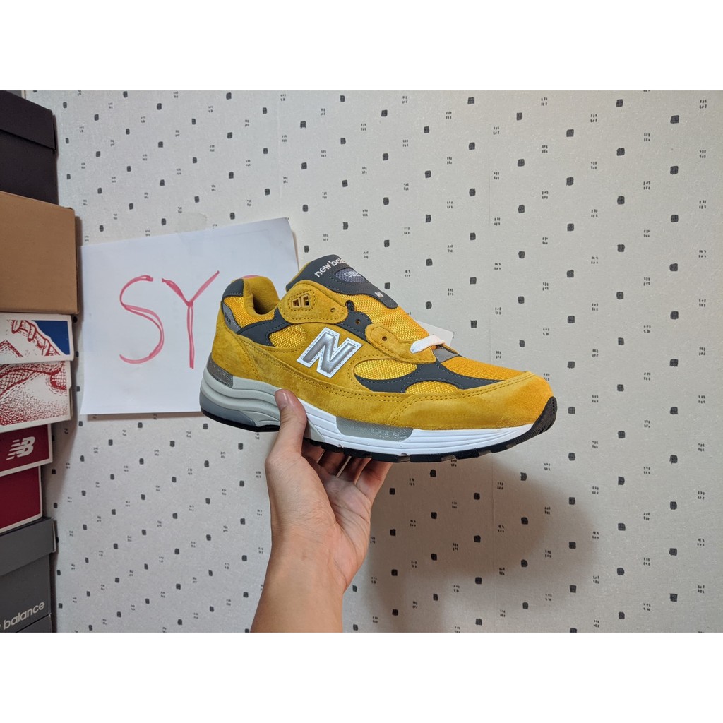 SYG] Ｎew Balance 992 us11D 蛋黃色美製M992BB 993 | 蝦皮購物