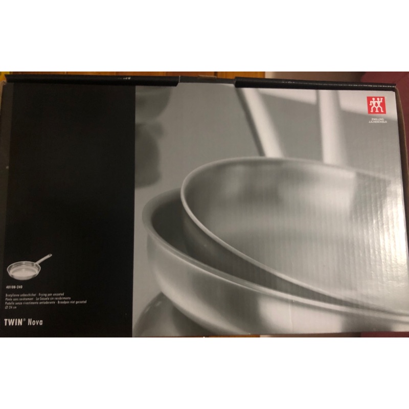 ZWILLING 24cm 德國雙人牌 TWIN NOVA 平煎鍋 18/10不鏽鋼 | 蝦皮購物