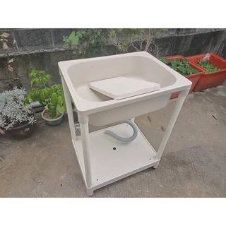 💜免運💜一般型塑鋼洗手槽 62公分塑鋼洗水槽