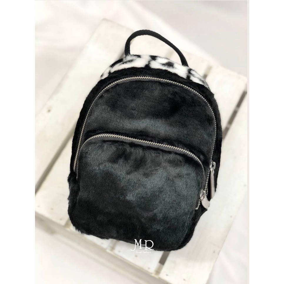 Adidas mini shop fur backpack