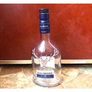 蘇格蘭Dalmore 大摩12年/15年/18年/三重奏威士忌空酒瓶/多用途玻璃瓶/酒瓶/裝飾/容器/花瓶/花器/收藏