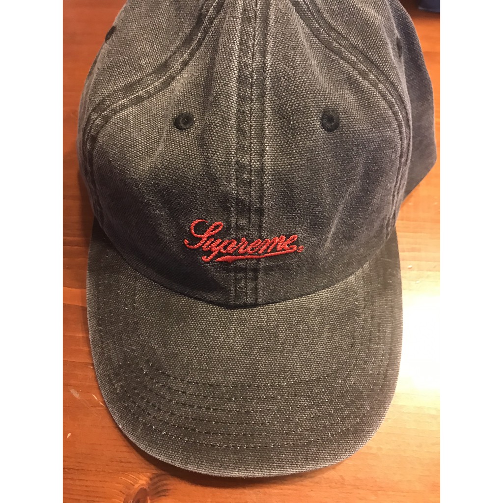 Supreme Script Logo 6-Panel (FW19) Black 帽子現貨| 蝦皮購物