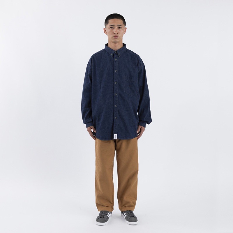 DESCENDANT DCDT 20AW ALLEN DENIM SHIRT 長袖襯衫| 蝦皮購物