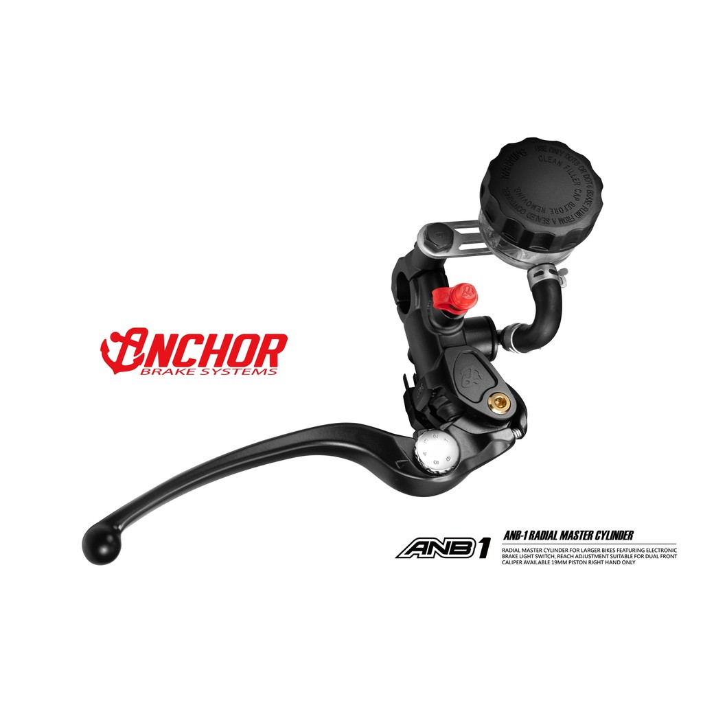 銨科ANCHOR ANB-1 19mm 直推式總泵煞車總磅試用雙卡鉗車大羊重機TMAX