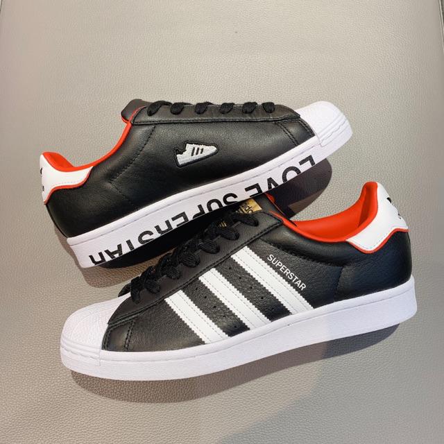 Adidas originals superstar 黑白紅白黑男女鞋FW6385 FW6384 蝦皮購物