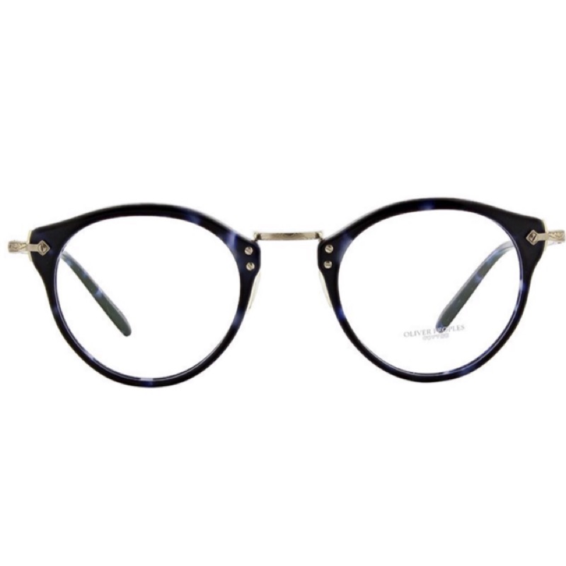 Oliver Peoples 眼鏡OP-505 1573 (琥珀藍/金) 文青風百搭【原作眼鏡