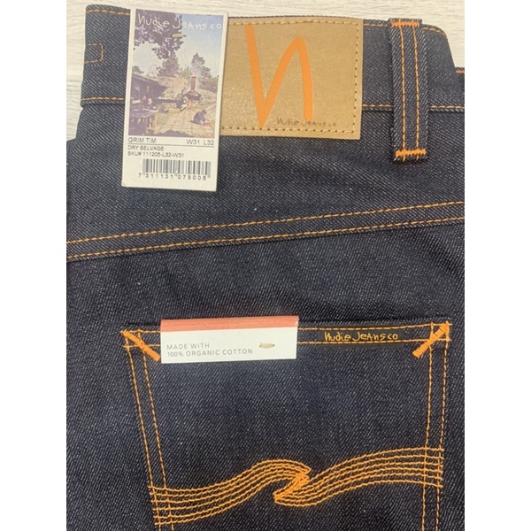 nudie jeans grim Tim dry selvage 13.5oz 原色褲赤耳31/32 | 蝦皮購物