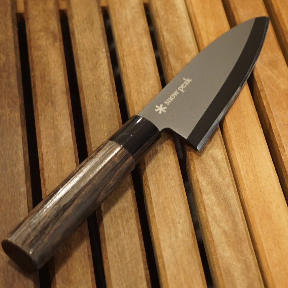 現貨】Snow Peak 日本限定ブラックPG-066 出刃包丁黑刀出刃料理刀