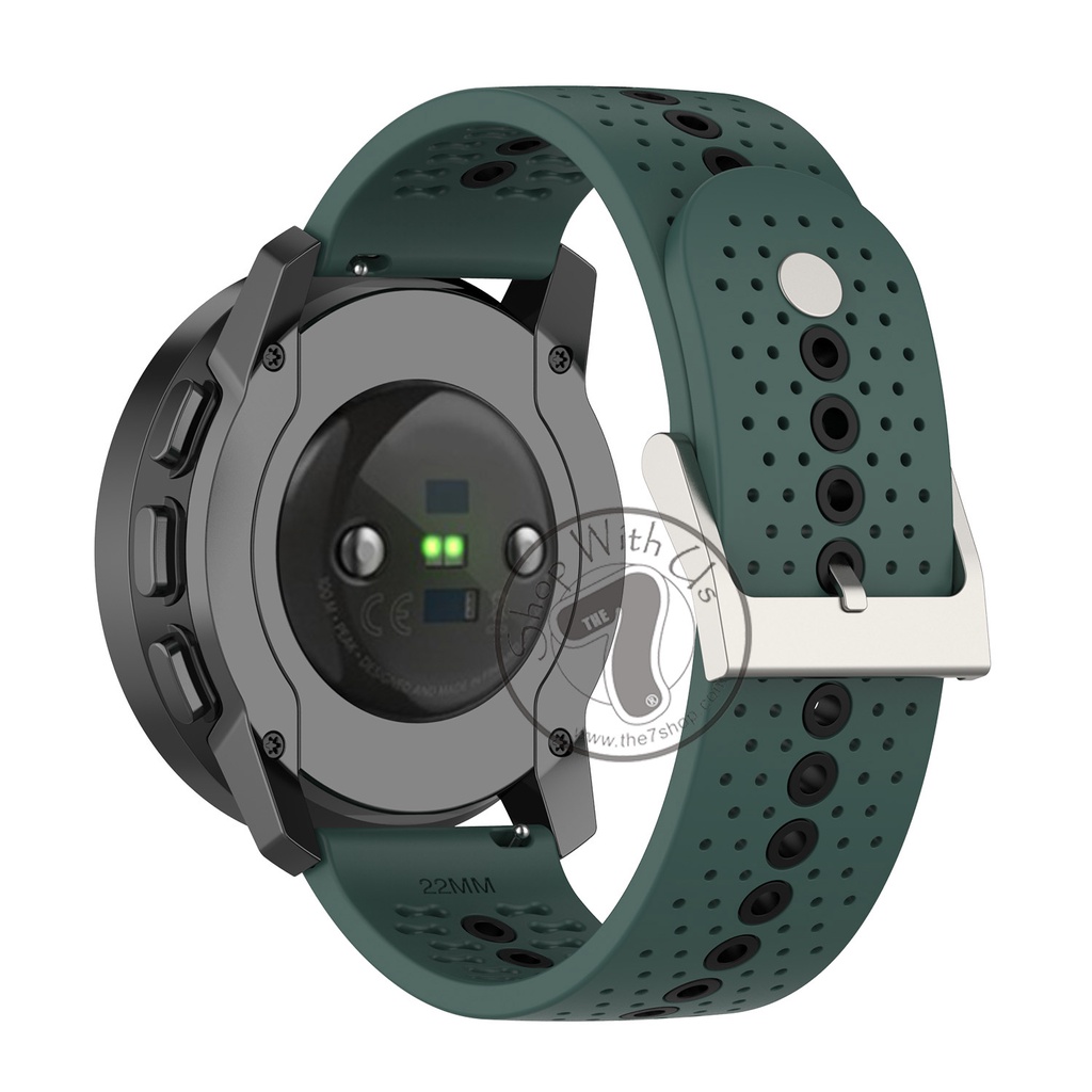 Bracelet Silicone Pour Suunto 9 Peak/Pro XhKJO - 22mm | 15 Couleurs Au Choix | Strap Confortable