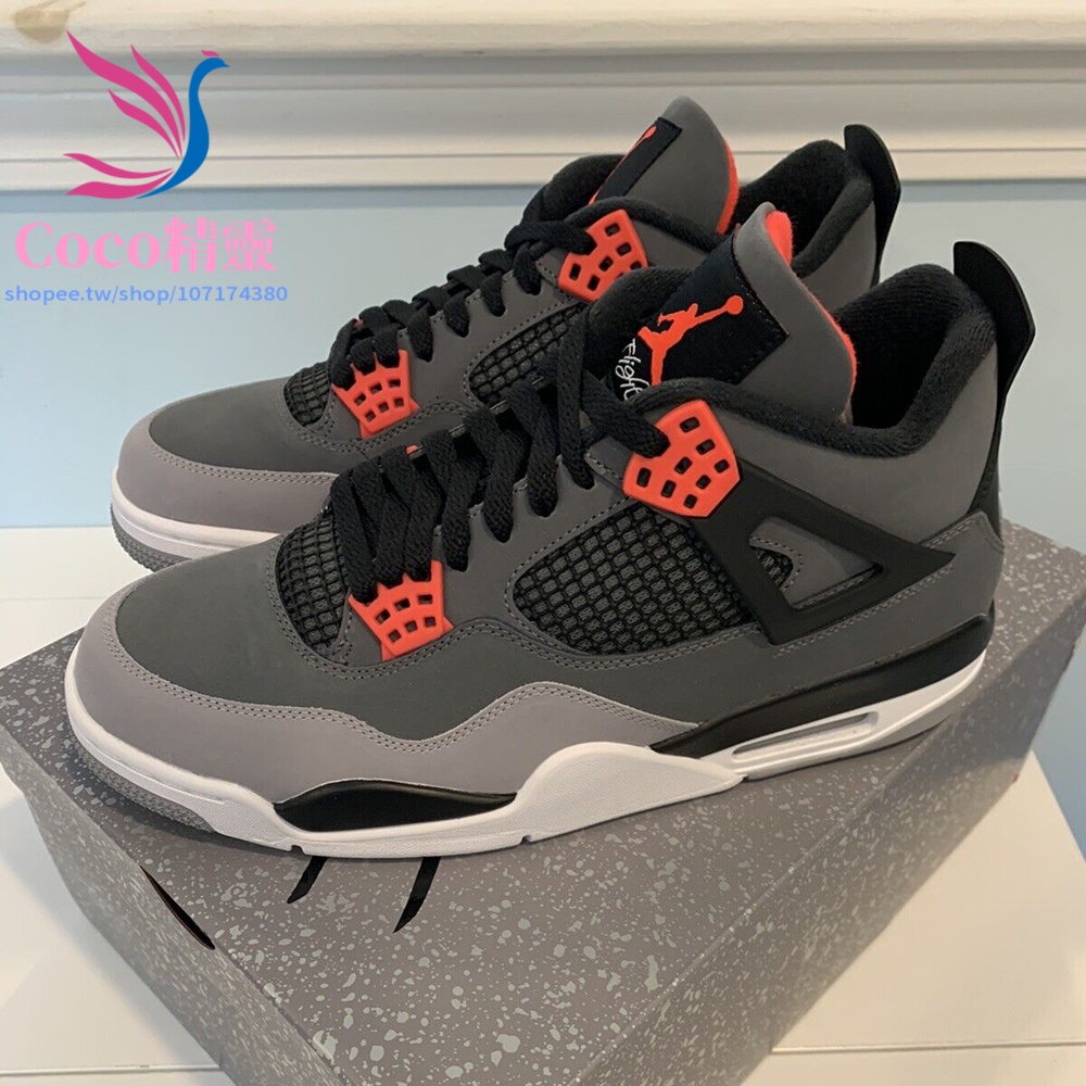 正版Nike Air Jordan 4 “Infrared” 紅外線aj4 男鞋女鞋籃球鞋DH6927