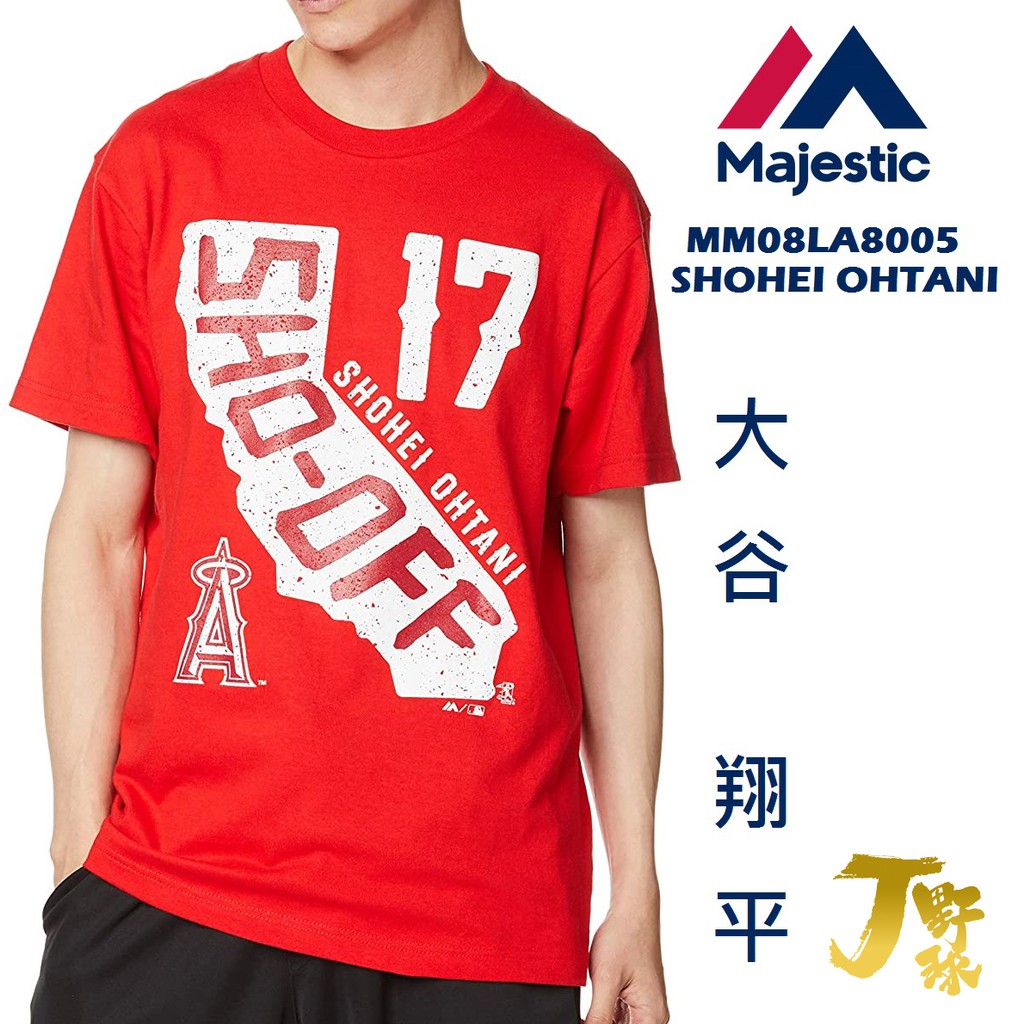 日本Majestic 大谷翔平短袖棉T OHTANI MLB Angels 棒球短T 洛杉磯天使 