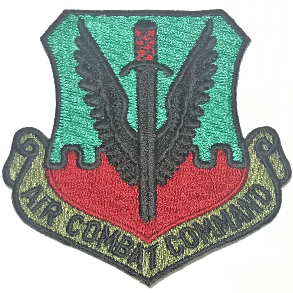 美軍公發 USAF 空軍 Air Combat Command 空戰司令部 臂章 綠色 全新 | 蝦皮購物