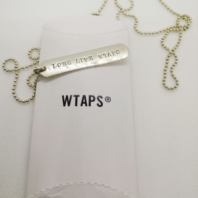 日本全新現貨18AW WTAPS Bar/Necklace m銀項鍊MASA SCULP設計師款 