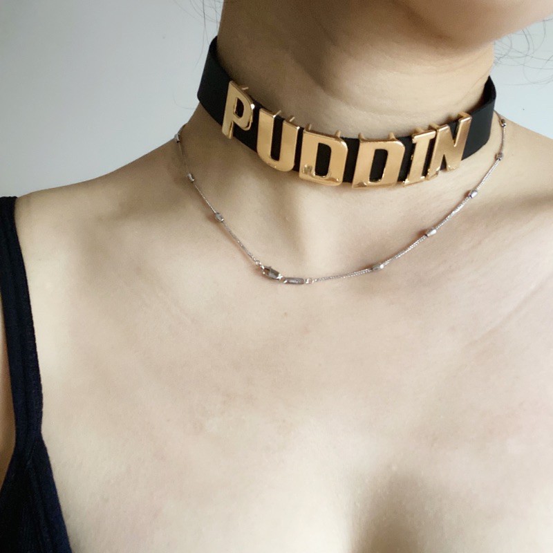 小丑女 Harley Quinn 同款 “Puddin” choker 頸鏈 | 蝦皮購物