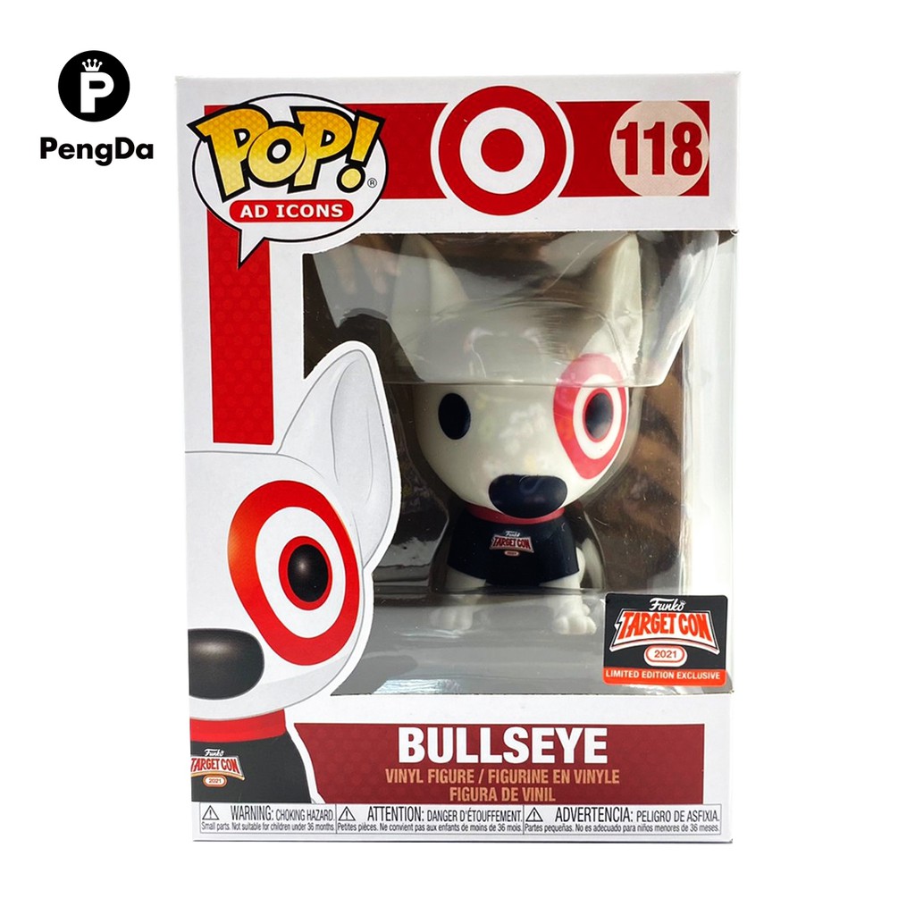 PENGDA 彭大商城FUNKO POP 🌟 118 AD ICONS BULLSEYE 雙紅圈狗Target