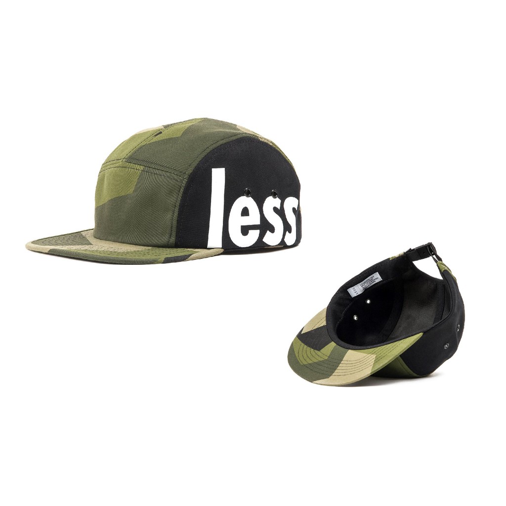 { POISON } LESS ASIDE LOGO CAMP CAP 側邊LOGO印刷拼接迷彩 五片帽 五分割帽 | 蝦皮購物