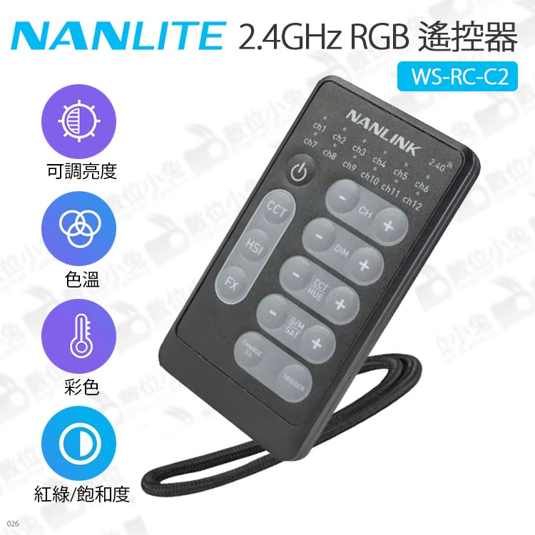 WS-RC-C2 2.4GHz Remote Control