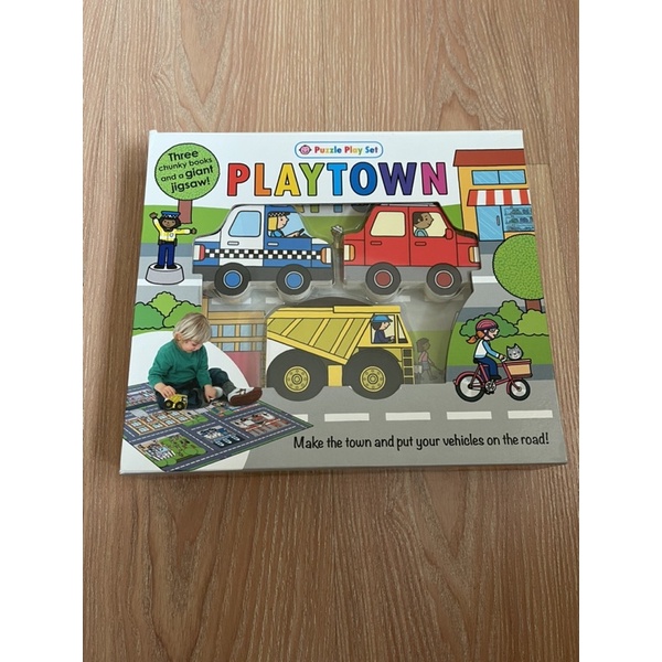 Set:　蝦皮購物　Playtown　拼圖遊戲書|　Puzzle　Play