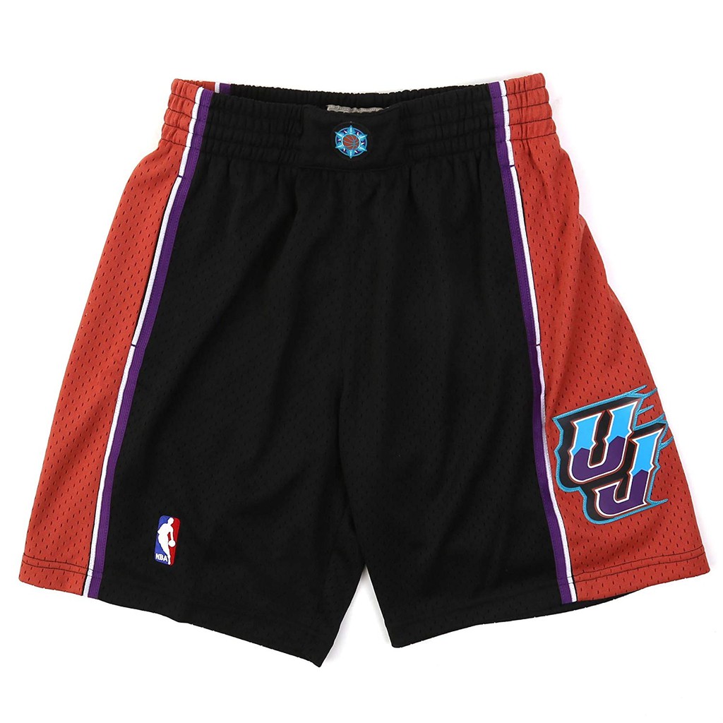免運！NBA球褲 爵士98-99復古球褲黑 MN Swingman 球迷版 全新含吊牌 Malone Stockton | 蝦皮購物