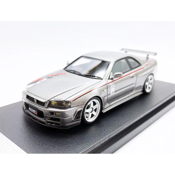 秉田屋】現貨HPI Nissan 日產Skyline GT-R R34 Nismo S-tune 銀1/43