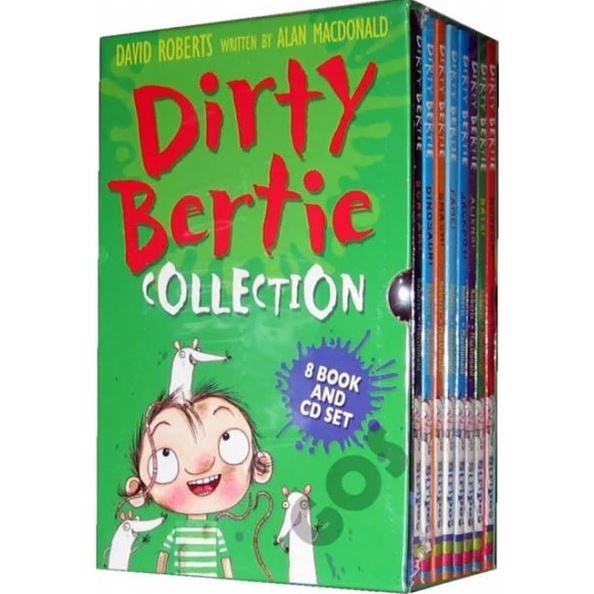 【書酷英文書】【髒小弟8書+8CD】Dirty Bertie Book and CD Collection (DTBT)