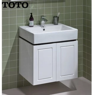 《TOTO》LW711RCB 時尚白 晶采烤漆 面盆浴櫃組 TO-711 3D雕刻造型門片【桃北基都會區免運費】