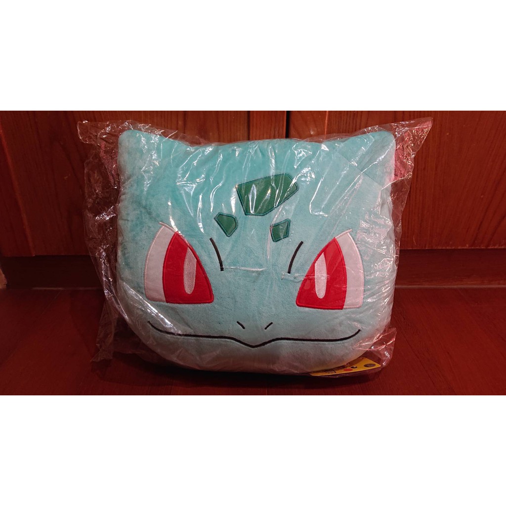 寶可夢(Pokemon)-妙娃種子頭型抱枕 (正版授權) | 蝦皮購物
