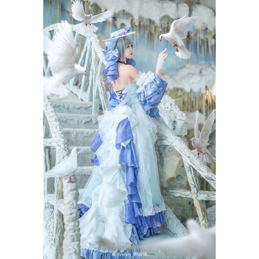 租］碧藍航線柴郡柴郡貓冰雪公主cos cosplay 禮服華麗爪爪匣子| 蝦皮購物