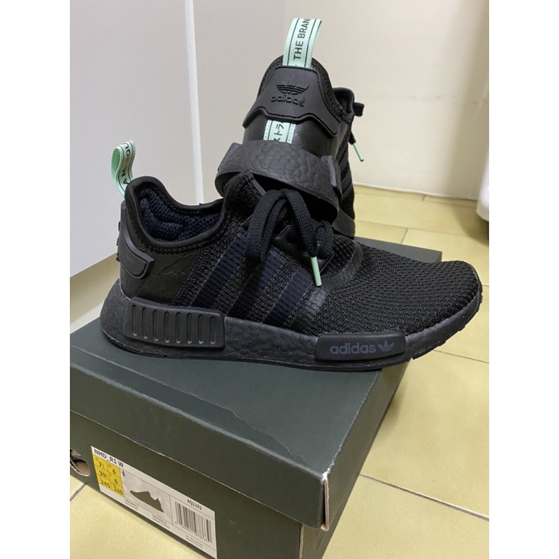 Adidas nmd r1 wmns tiffany core discount black clear mint