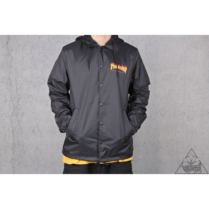 Thrasher hooded deals coach jacket