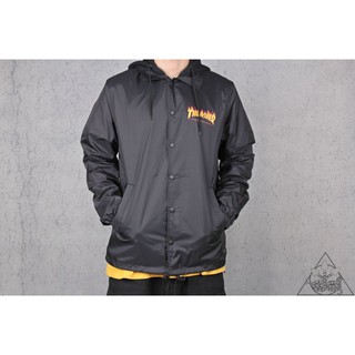 Thrasher flame sale mag coach jacket