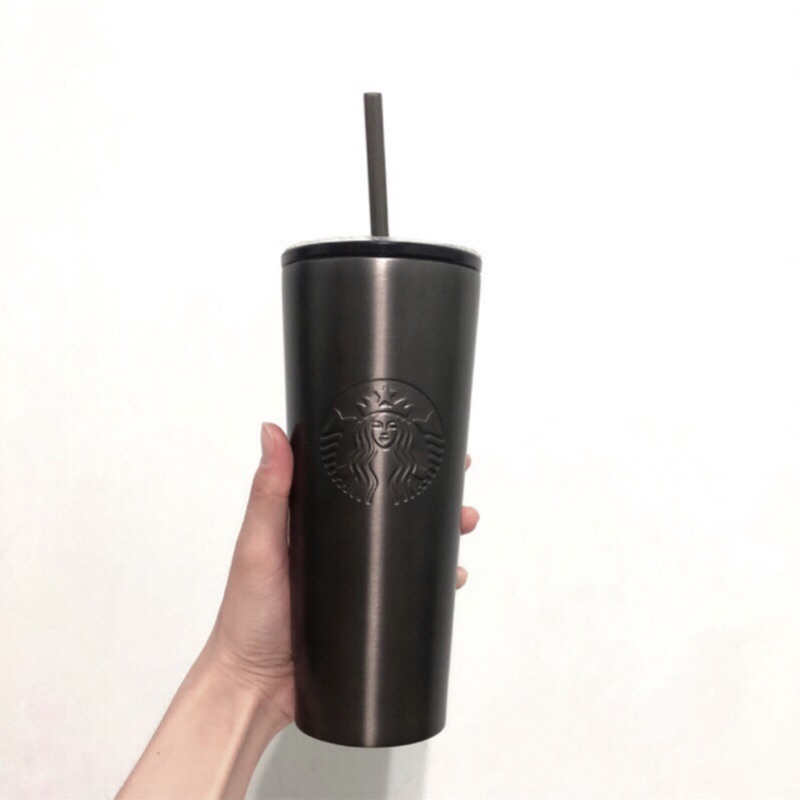 星巴克 Starbucks 不鏽鋼 吸管杯 環保杯 冷水杯 20oz | 蝦皮購物