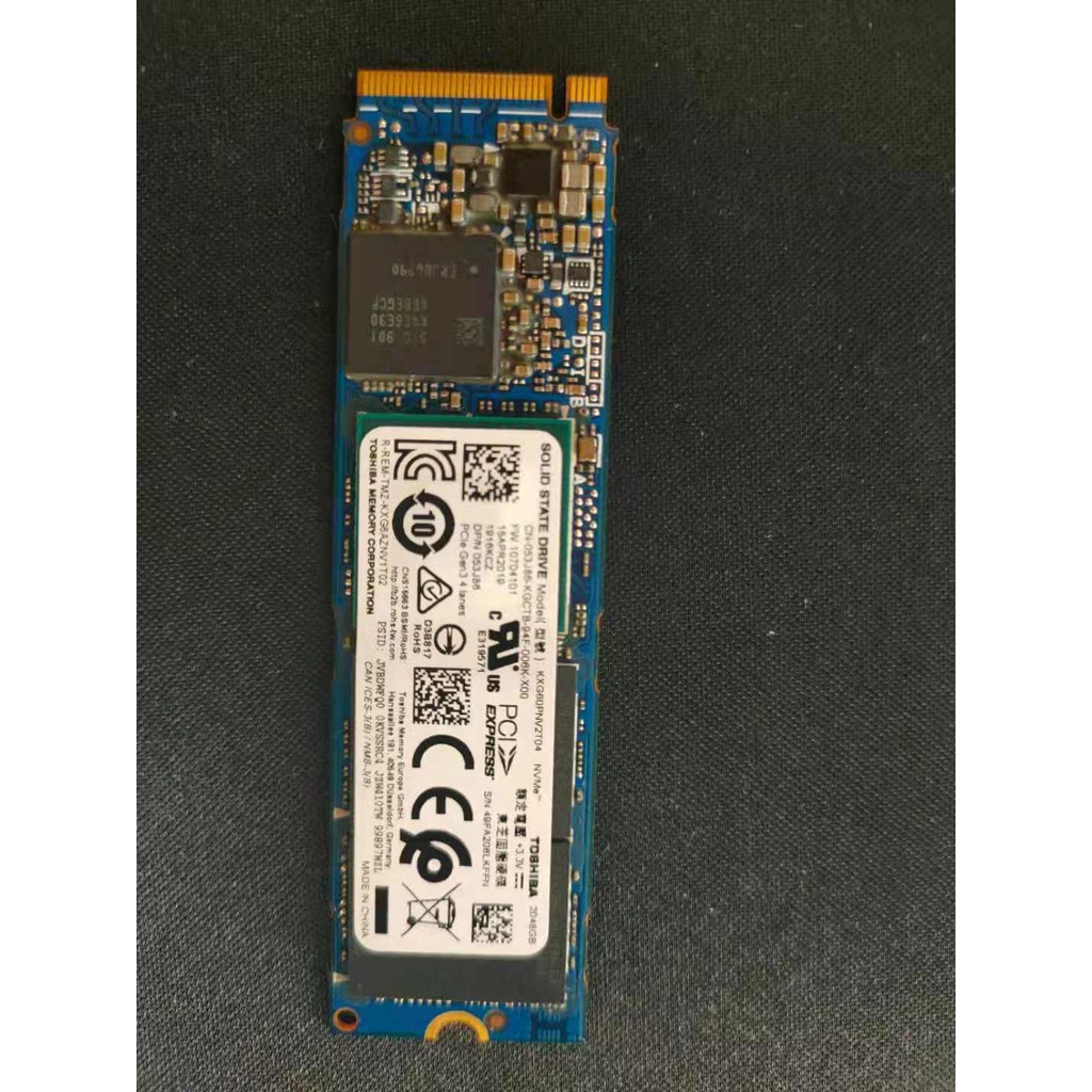 TOSHIBA KXG60PNV2T04 2TB NVMe SSD 中古動作品 HP - KIOXIA KXG60PNV2T04 XG6-P - 2TB NVMe 2280 M.2 PCIe Gen3x4 SSD