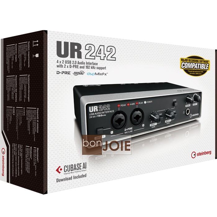 Steinberg UR242 4X2 USB 錄音介面 Audio/MIDI YAMAHA | 蝦皮購物