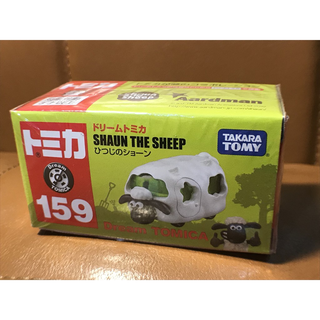Voiture Miniature Tomica No.159 Shaun The Sheep - 1:64, Diecast, Boîte Neuve Non Ouverte