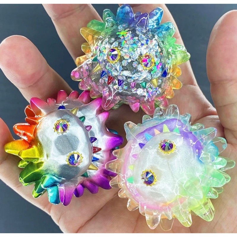 大久保冰塊冰晶ice liquid metallic rainbow candy rainbow glitter 
