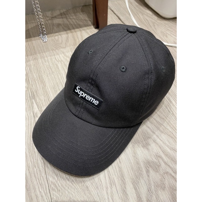 supreme cap 帽cordura small box logo 6-panel 6分帽| 蝦皮購物