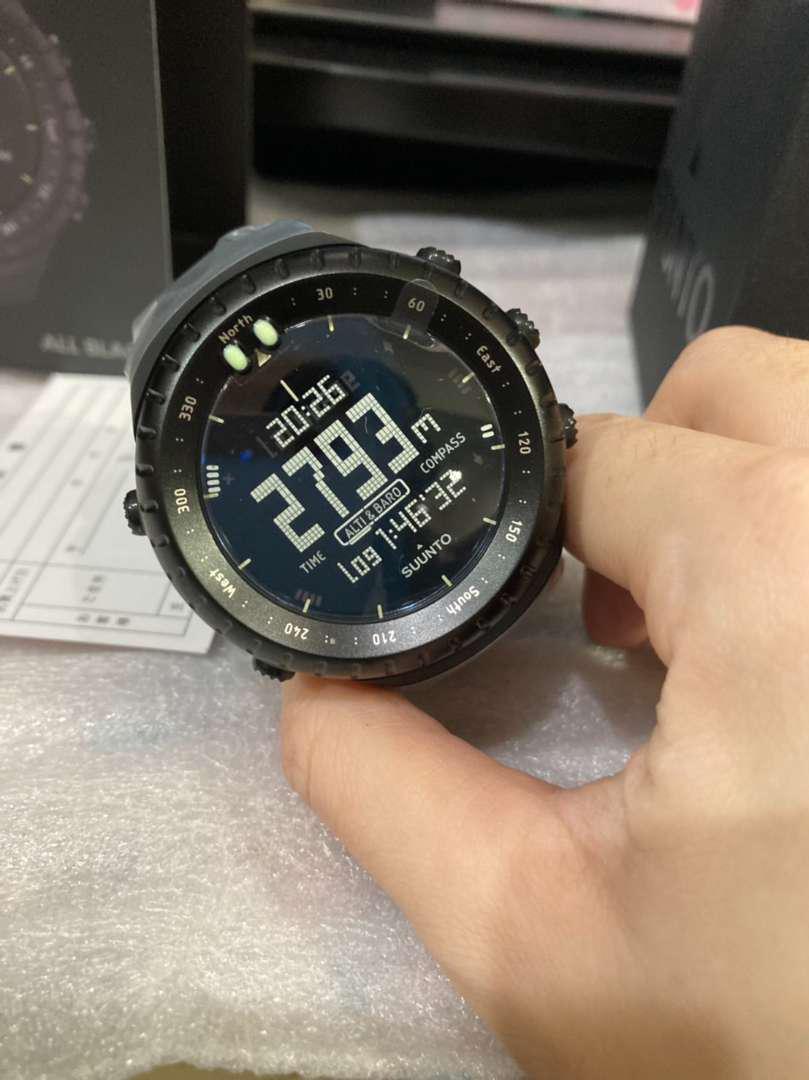 SUUNTO Core Classic All Black 戶外探險登山跑步潛水運動手錶電影私刑