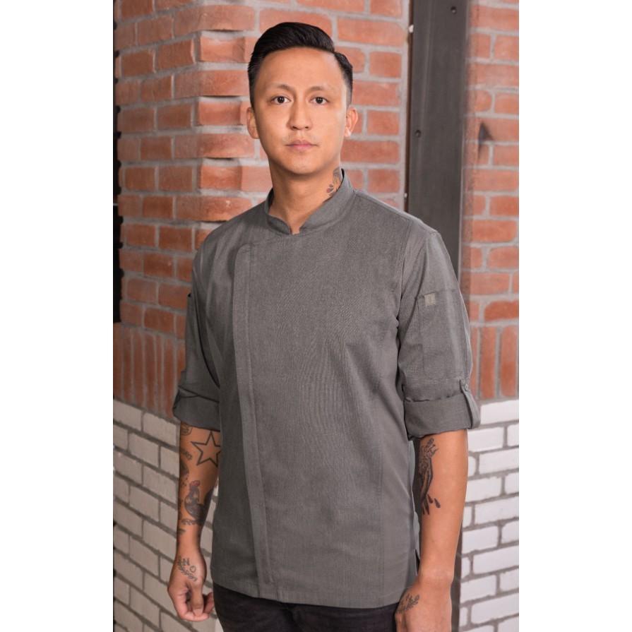 Chef works hartford 服 Chef Works シェフワークス コックコート 長袖 男女兼用 HARTFORD ハートフォード コック服 シェフコート シェフ服 袖止めタブ付き ユニセックス bclz008 宅配のみ ユニフォーム