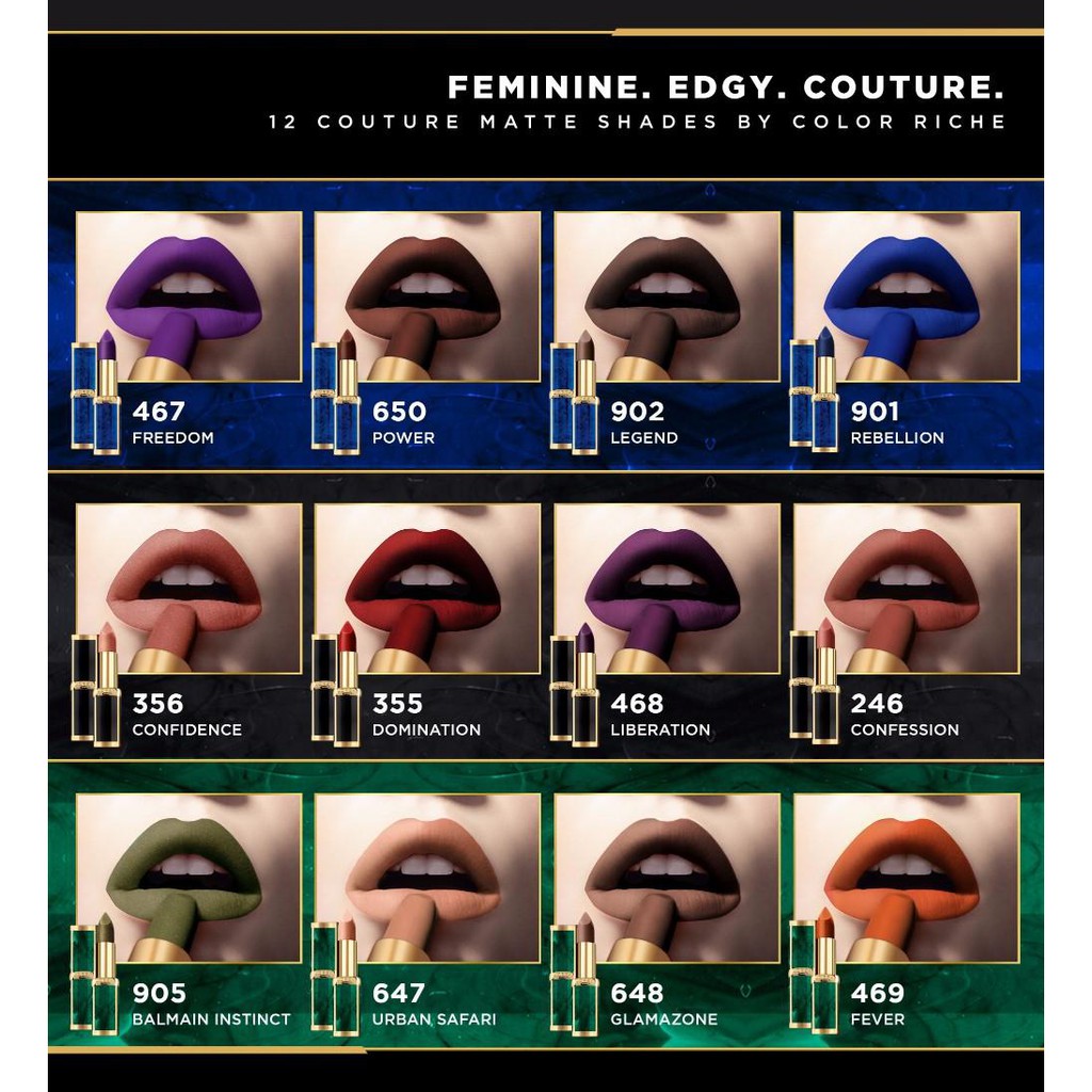L'OREAL BALMAIN 口紅 12本セット ⭐️限定100個コフレ