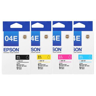 [伍告讚]含稅 原廠 EPSON 04E T04E 全新原廠墨水匣 T04E1 T04E2 T04E3 T04E4 | 蝦皮購物