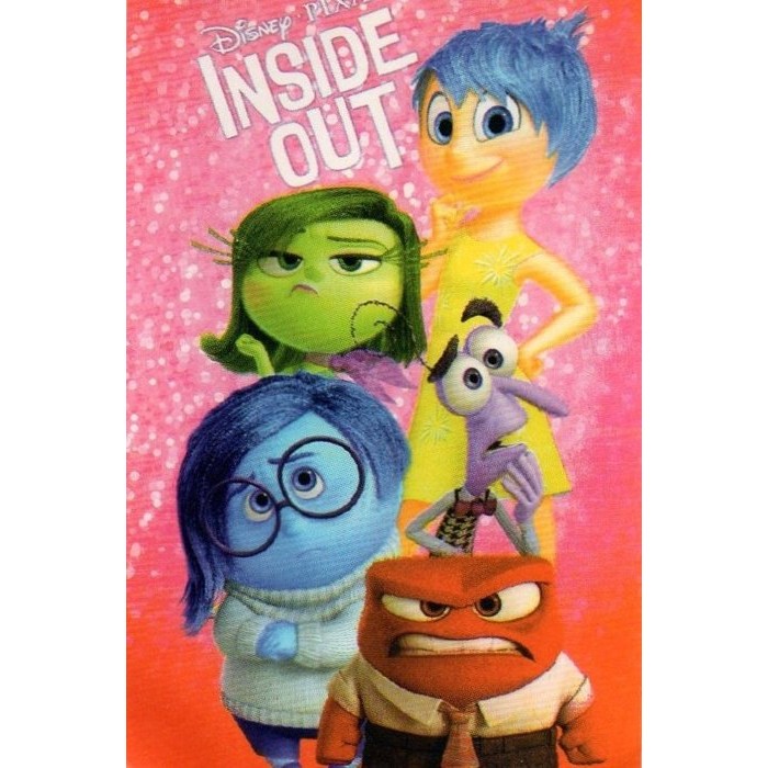 迪士尼正版 腦筋急轉彎 Inside Out 浴巾 毛巾 75X150公分 憂憂 樂樂 厭厭 怒怒 驚驚 | 蝦皮購物