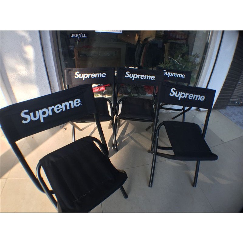 清倉全新限量品免運 15SS Supreme Coleman Folding Chair 折疊椅沙灘椅釣魚休閒戶外椅子