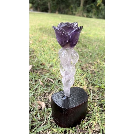 紫水晶權杖擺件 商品實拍