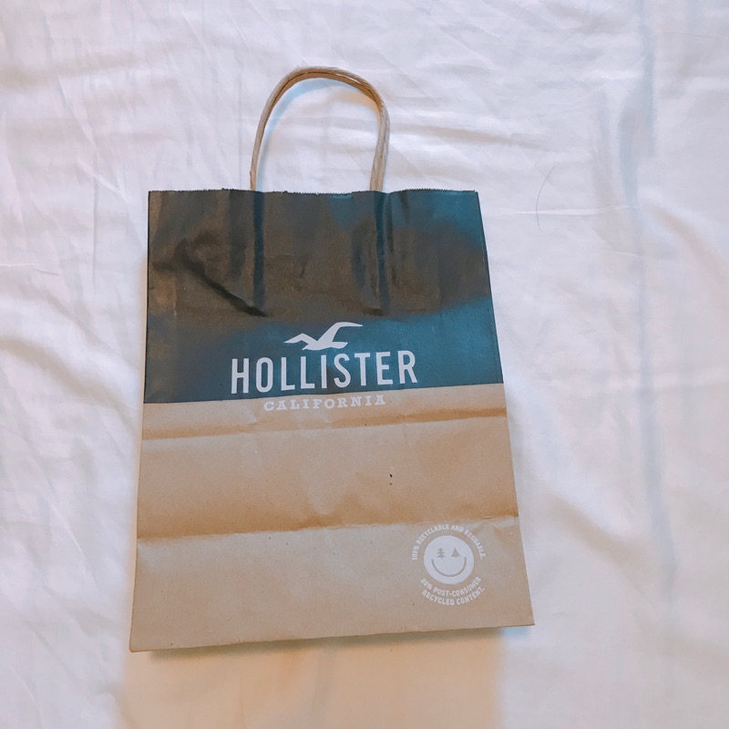 HOLLISTER ホリスター ショップ紙袋 ショッパー 4枚組み - ラッピング