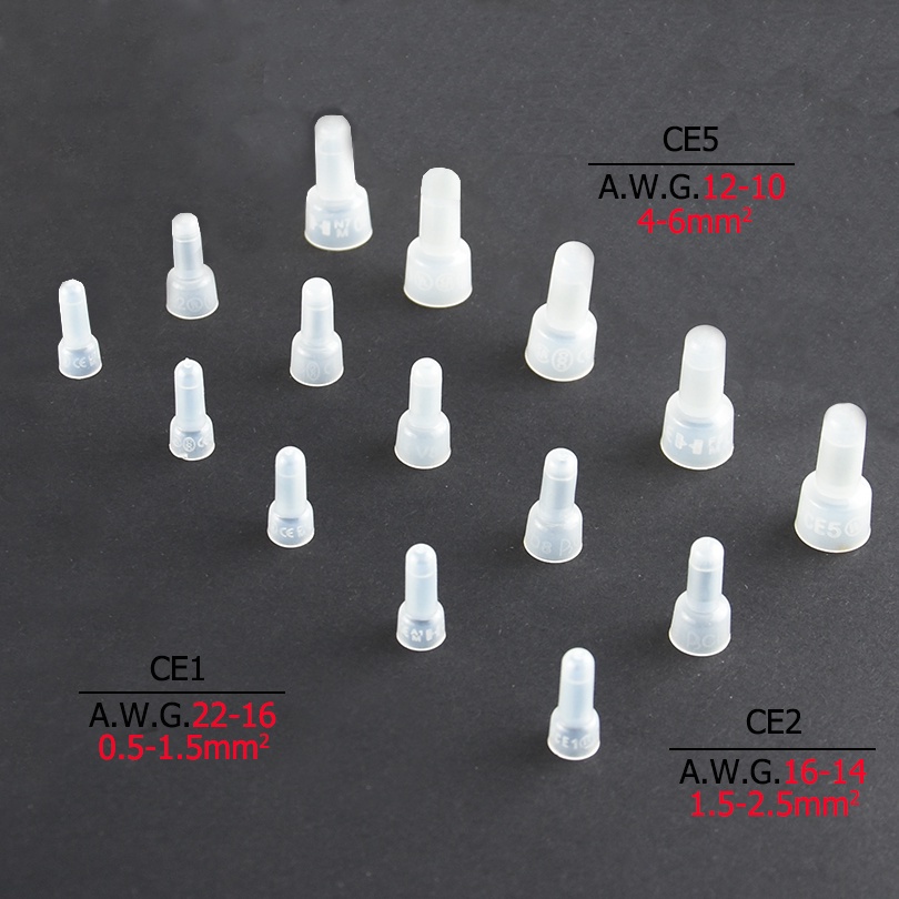 50/100PCS 閉合端子 CE1 CE2 CE5 壓頭電源線線纜端子連接器設置AWG 12-10 16-14 22- | 蝦皮購物