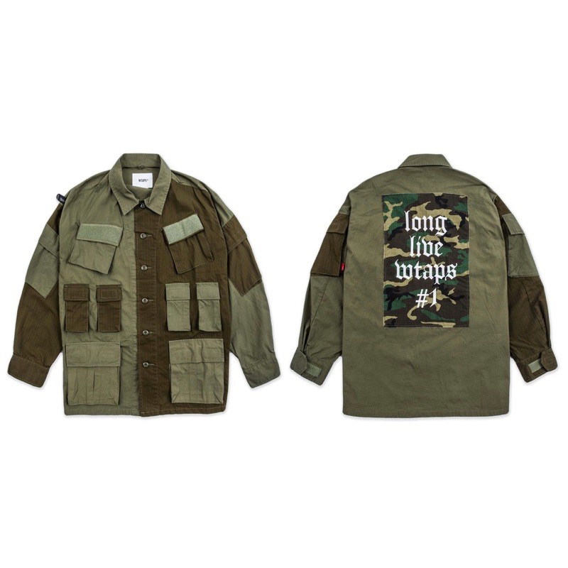 WTAPS 17AW MODULAR / SHIRT. COTTON. RIPSTOP. MIX 十袋襯衫外套