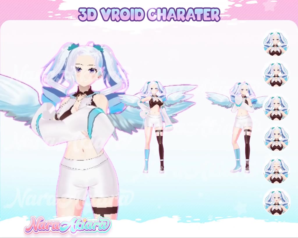 3D Vroid Characters 的最佳選擇即用型自動 Vroid Models 即用型 3D 動畫逼真的 Vro | 蝦皮購物